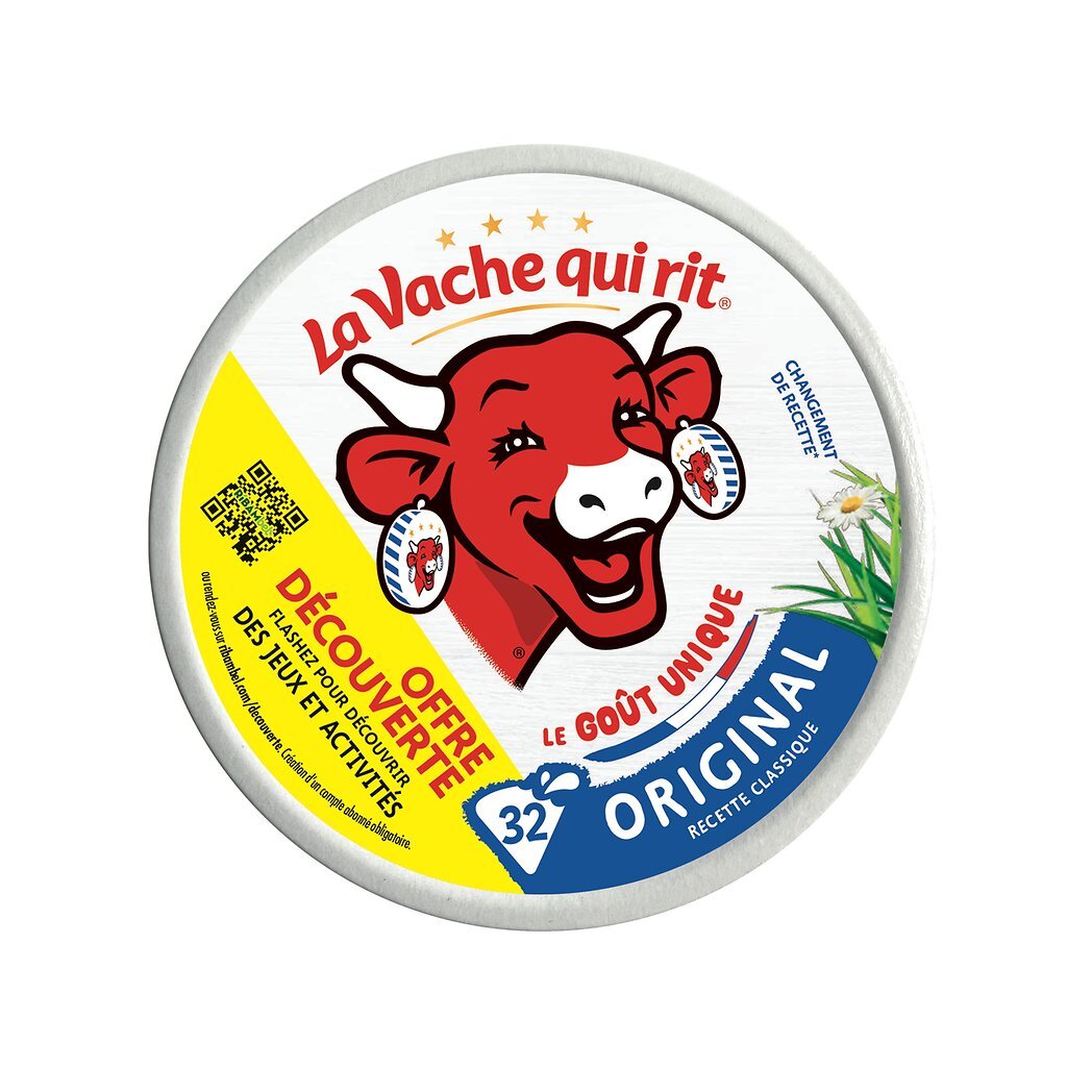 La vache qui rit La  Spécialité fromagère fondue original La boîte de 32 pièces - 512g