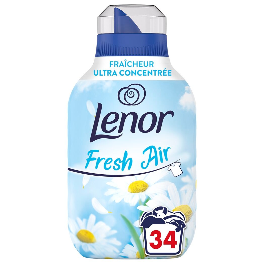 Lenor Fresh Air - Adoucissant sensitive hypoallergénique fraîcheur ultra concentrée Le flacon de 476ml