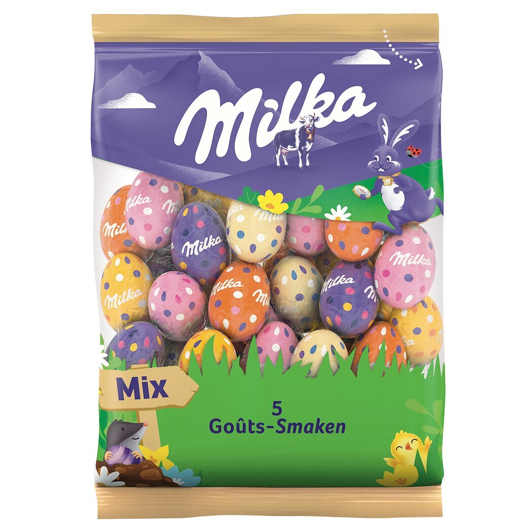 Milka Milka Petits œufs Mix 5 goûts le paquet de 350 g