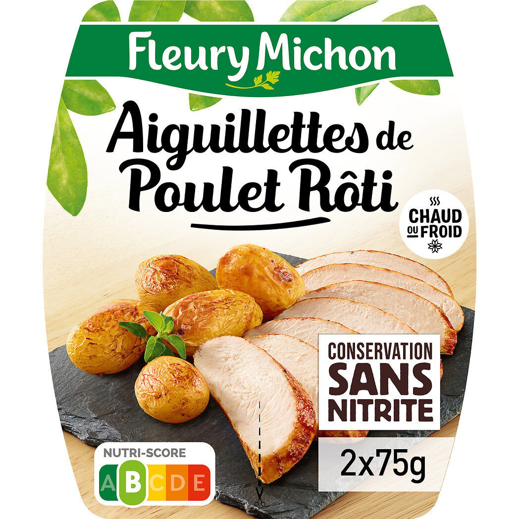 Aiguillettes De Poulet R Ti Tranch Es Conservation Sans Nitrite Fleury