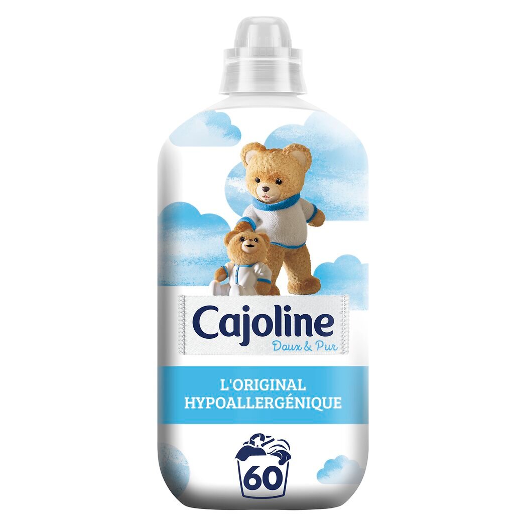 Cajoline Doux & Pur - Adoucissant hypoallergénique l'Original la bouteille de 1,3l