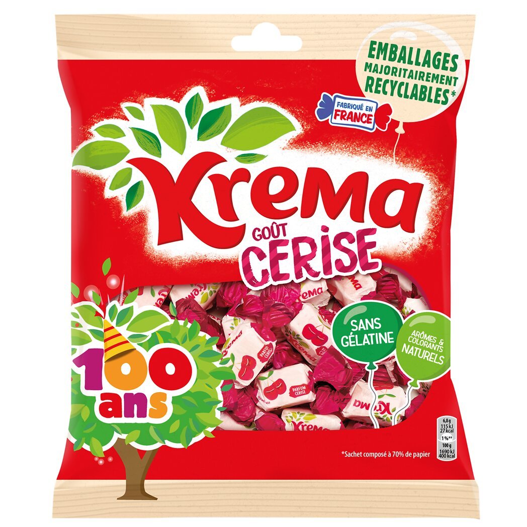 Bonbons cerise Krema - Intermarché