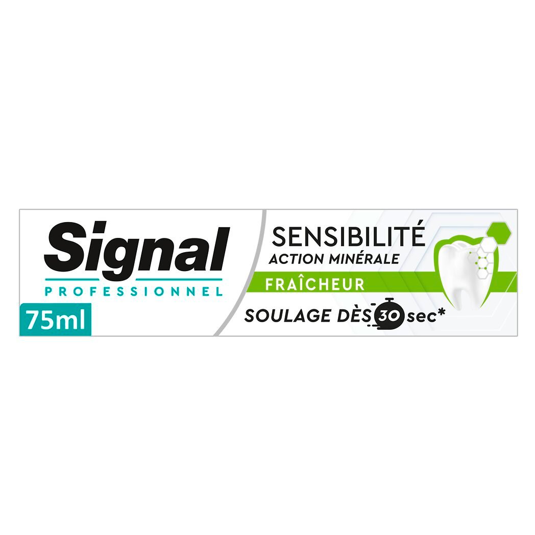 Signal Professionnel - Dentifrice sensibilité fraîcheur le tube de 75ml