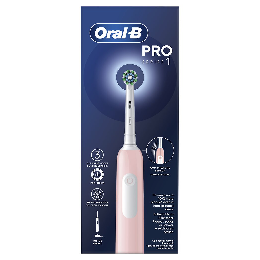 Oral B Pro Series 1 - Brosse à dents électrique rose l'unité