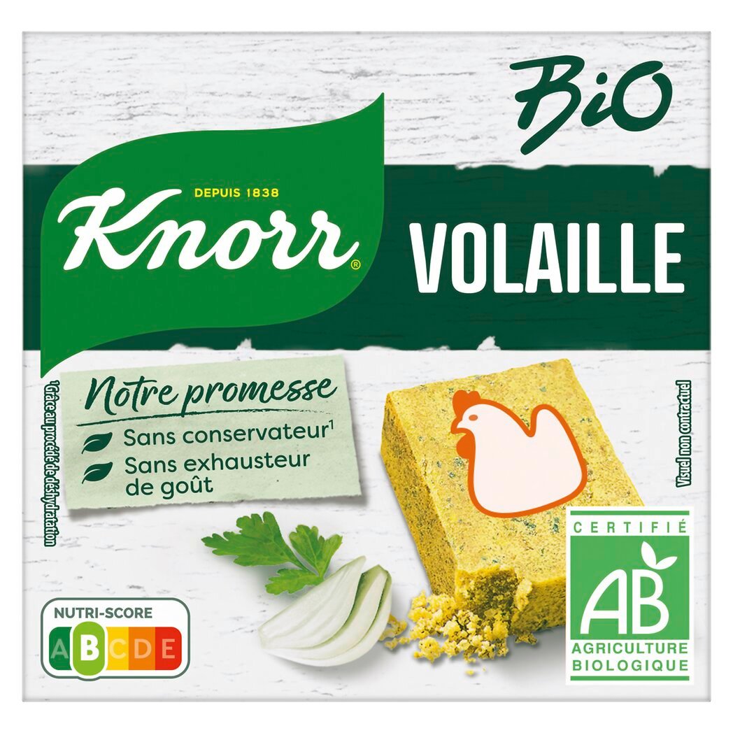 Bouillon de volaille BIO Knorr Intermarché