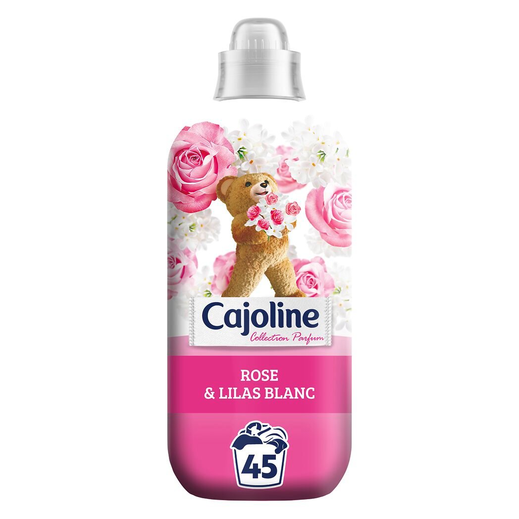 Cajoline Adoucissant rose et lilas blanc la bouteille de 1l - 45 lavages