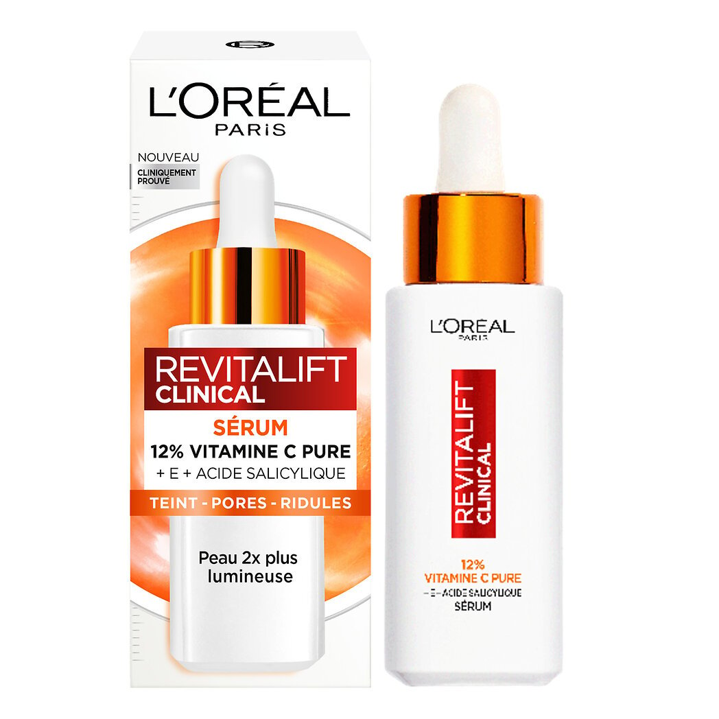 L'Oréal Sérum Visage Revitalift Clinical 12% Vitamine C Pure Le sérum de 30ml