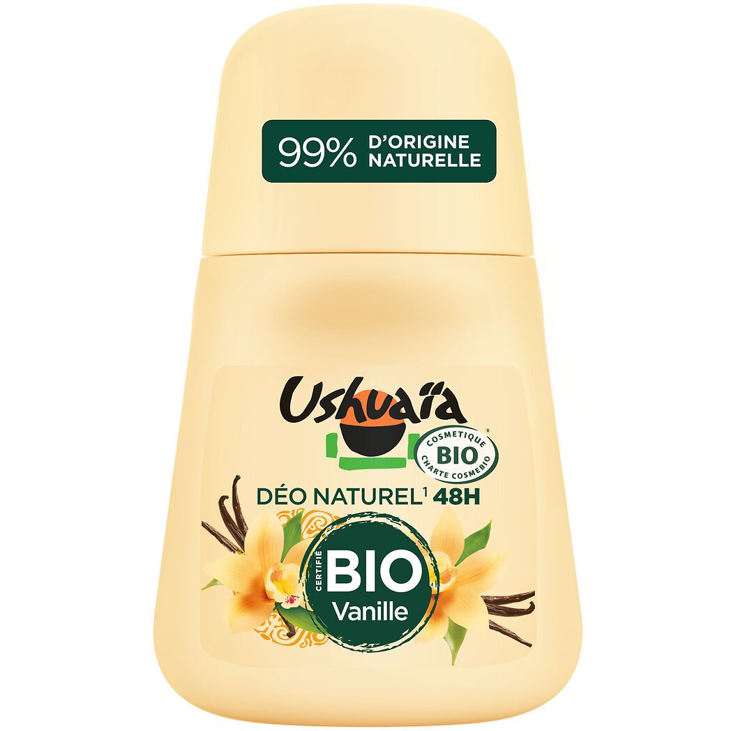 Ushuaïa Déodorant roll vanille BIO Le flacon de 50ml