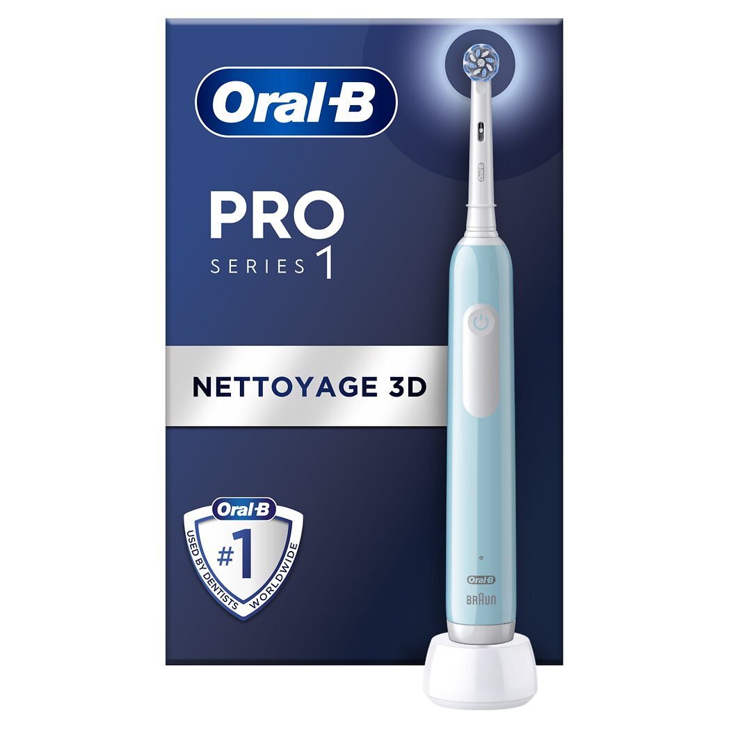Oral B Brosse À Dents Électrique Bleue Pro series 1 l'unité