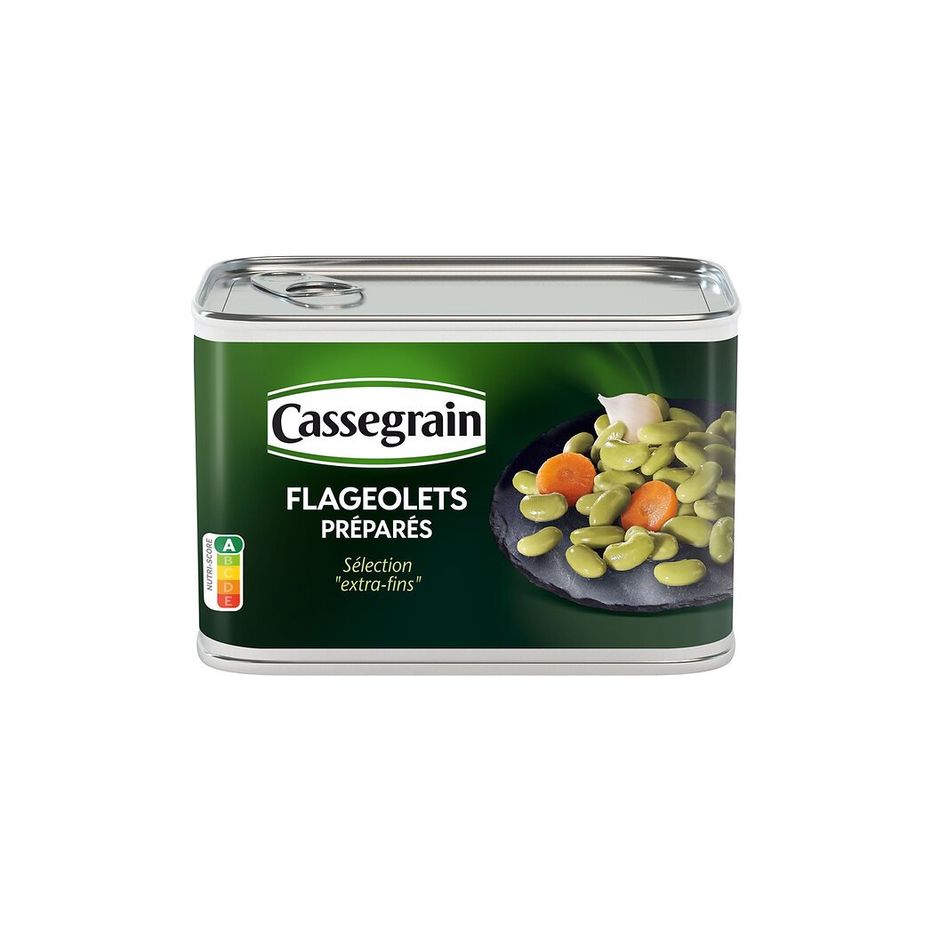 Cassegrain Cassegrain Flageolets cuisinés la boite de 465 g net égoutté