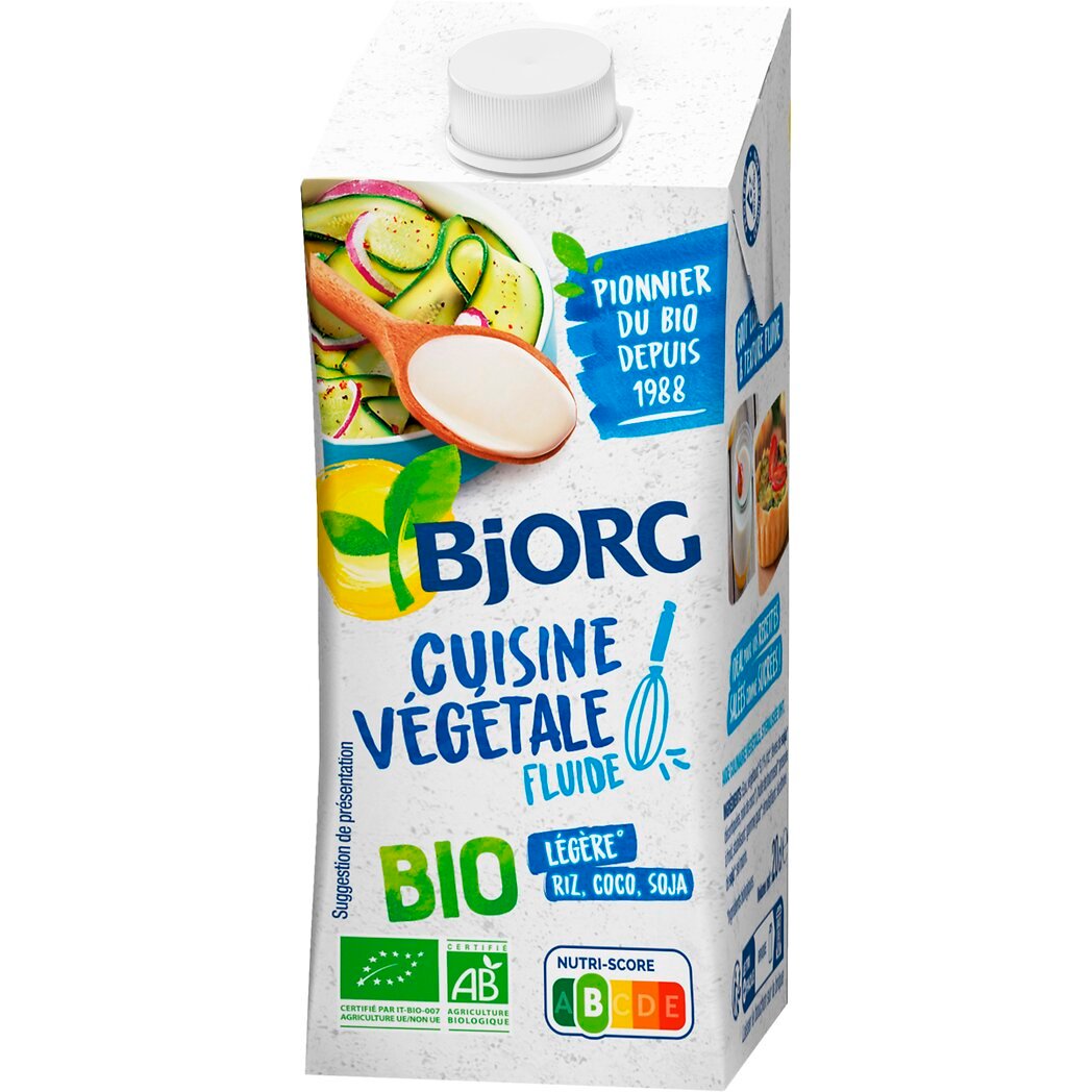 Bjorg Bjorg Cuisine végétale fluide BIO La brique de 200ml