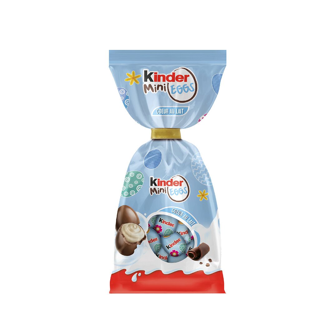 Kinder Kinder Mini Eggs chocolat au lait fourrage lait le sachet de 182 g