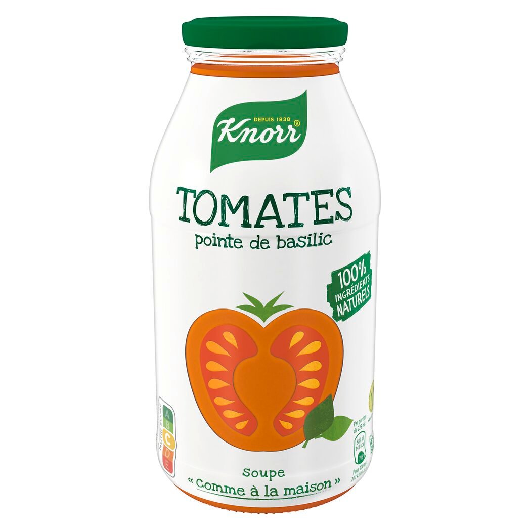 Soupe tomates et pointe d'herbes déshydratée bio KNORR, 45g