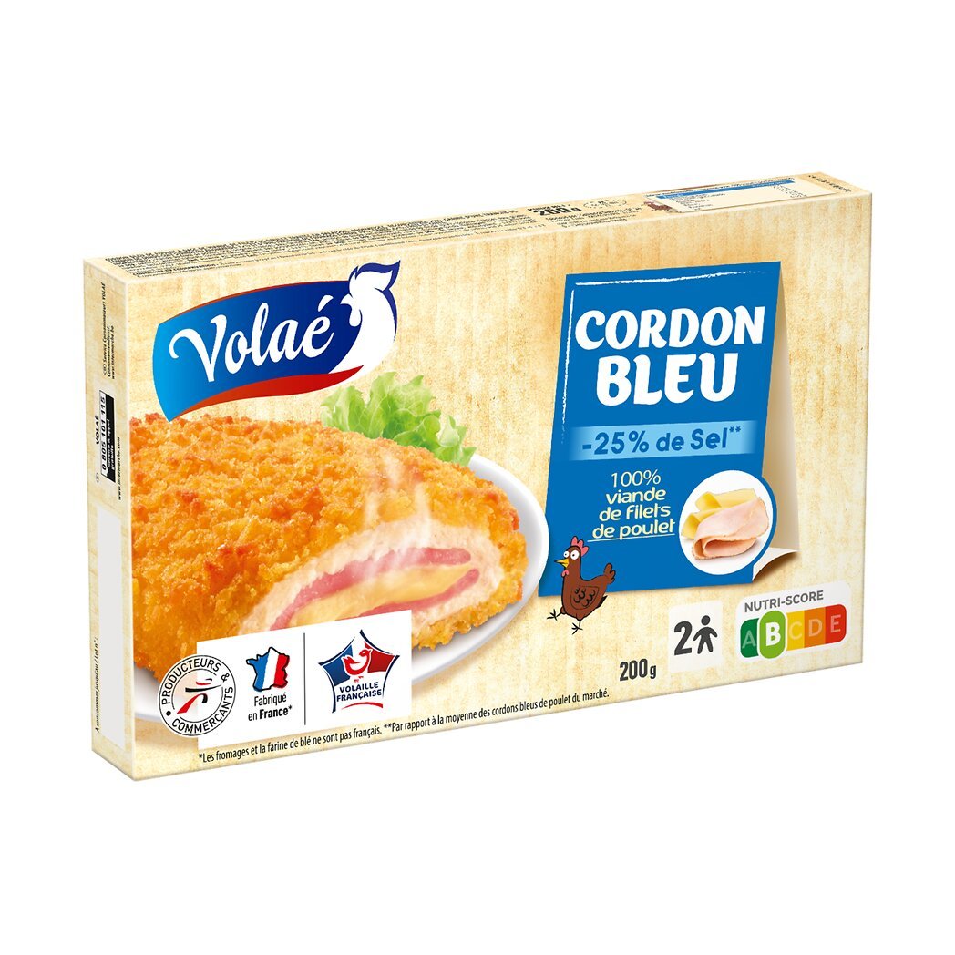 Cordon Bleu dinde LE GAULOIS : la boite de 2 - 200 g à Prix Carrefour