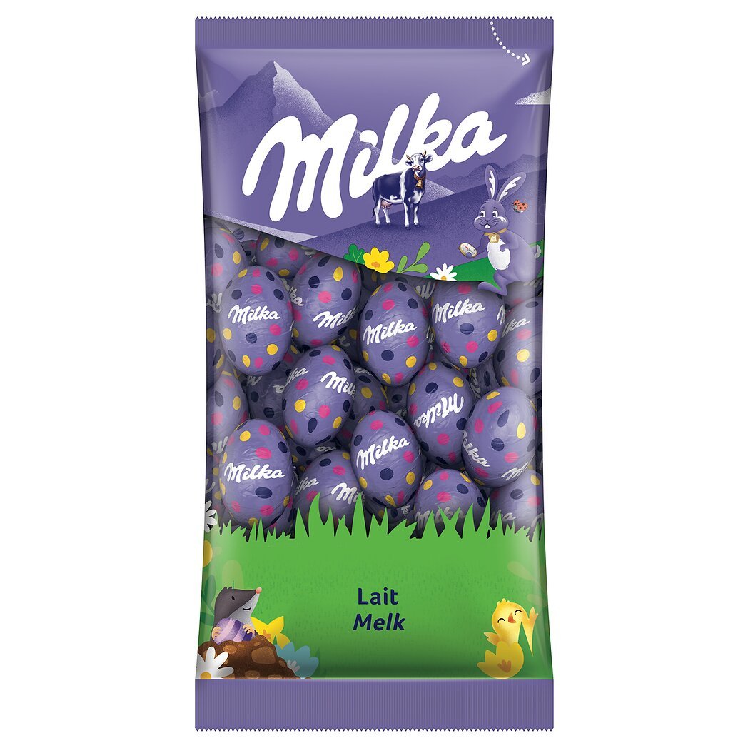 Milka Milka Petits œufs chocolat au lait du Pays Alpin le sachet de 500 g