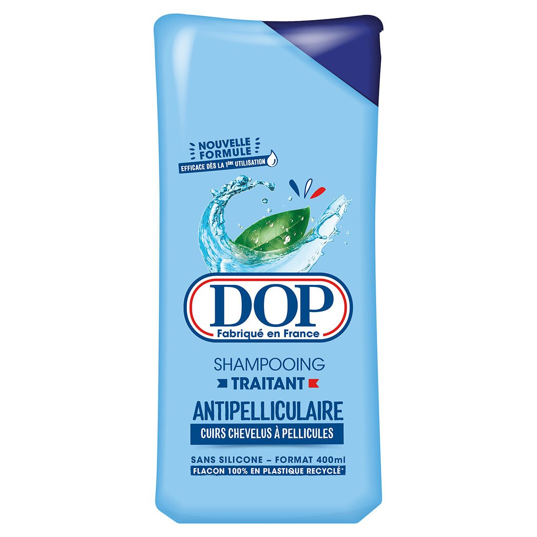 Dop Shampooing traitant antipelliculaire pour cuirs chevelus à pellicules Le flacon de 400ml