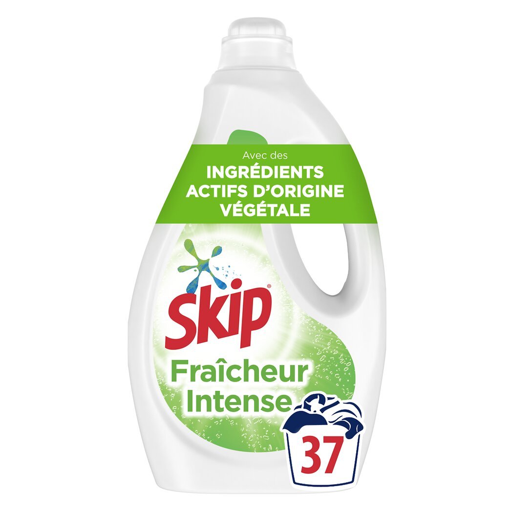 Skip Lessive liquide fraîcheur intense La bouteille de 1.6l - 37 lavages