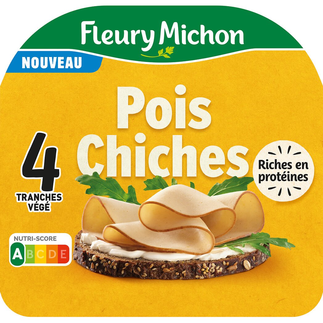 Tranches de pois chiches Fleury Michon - Intermarché