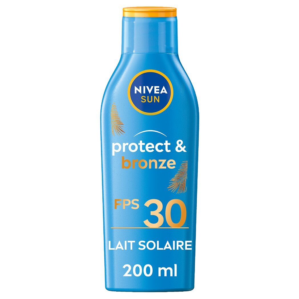 Nivea Protect & Bronze - Lait protection solaire activateur de bronzage SPF 30 le flacon de 200ml