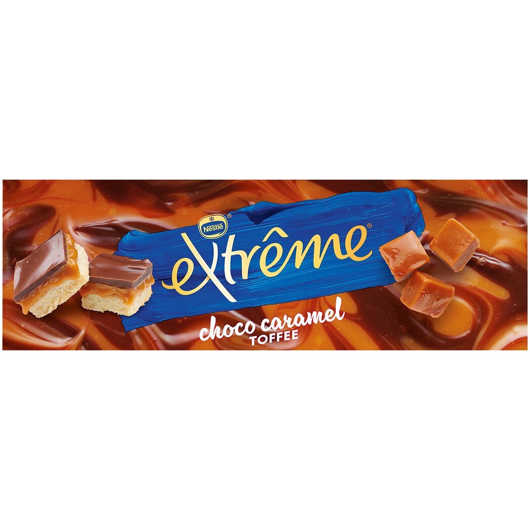 Nestlé Extrême Glace saveur choco caramel toffee a boîte de 6 cônes - 426g