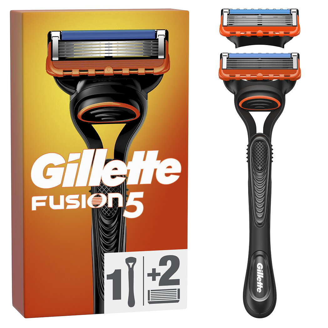 Gillette Rasoir Fusion Manual avec 2 recharges l'unité