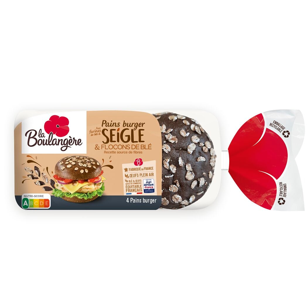 Pain de mie Seigle & Graines 500g LA BOULANGERE