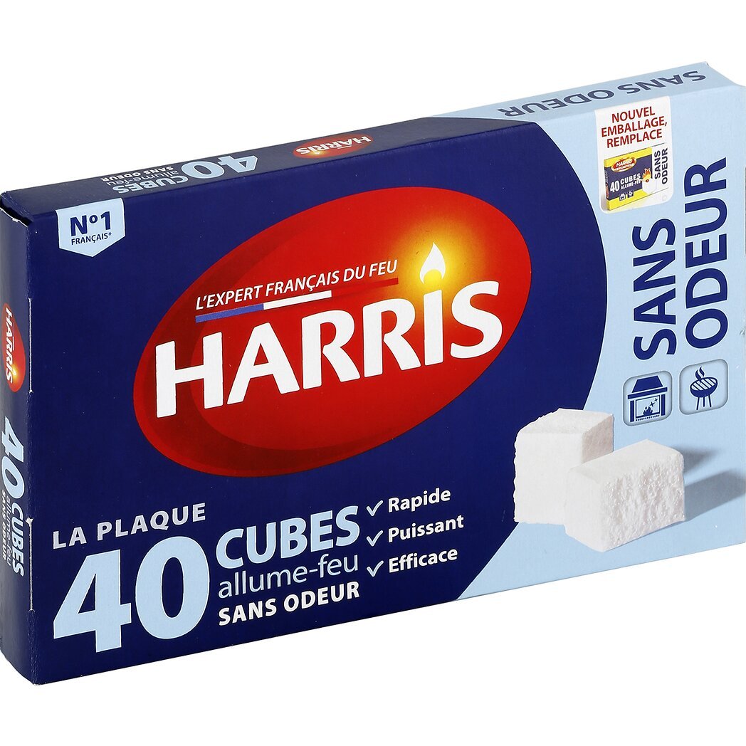 Cubes allume-feu sans odeur 100% naturel Harris - Intermarché