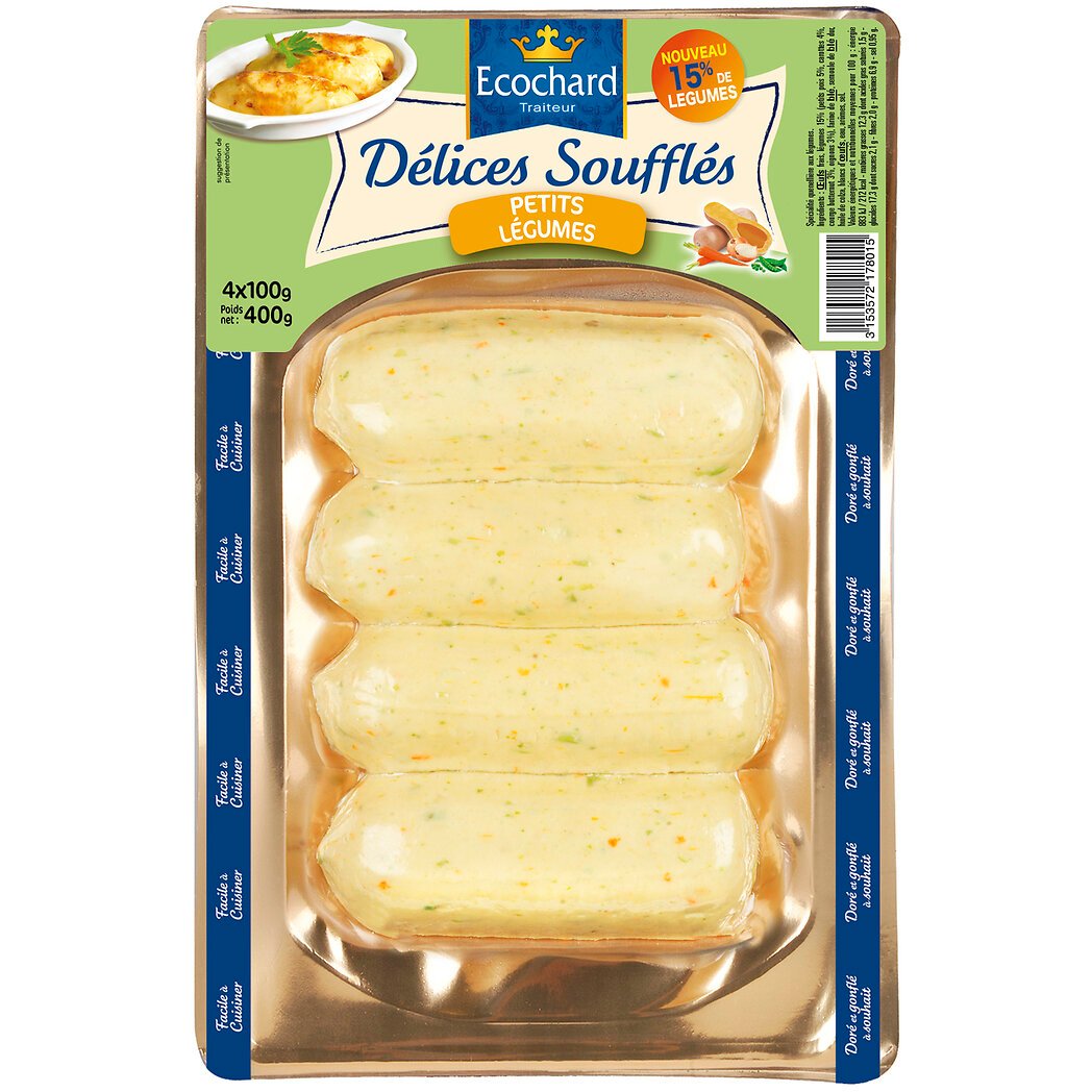 Délices soufflés quenelles aux légumes Ecochard - Intermarché