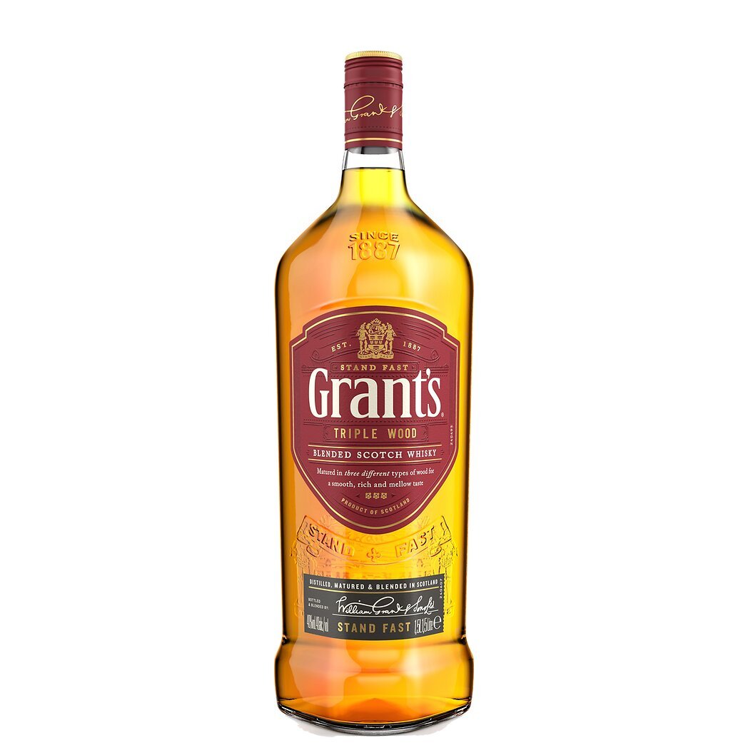 Grant's Grant's Whisky Triple Wood Blended Scotch Whisky la bouteille de 1,5L
